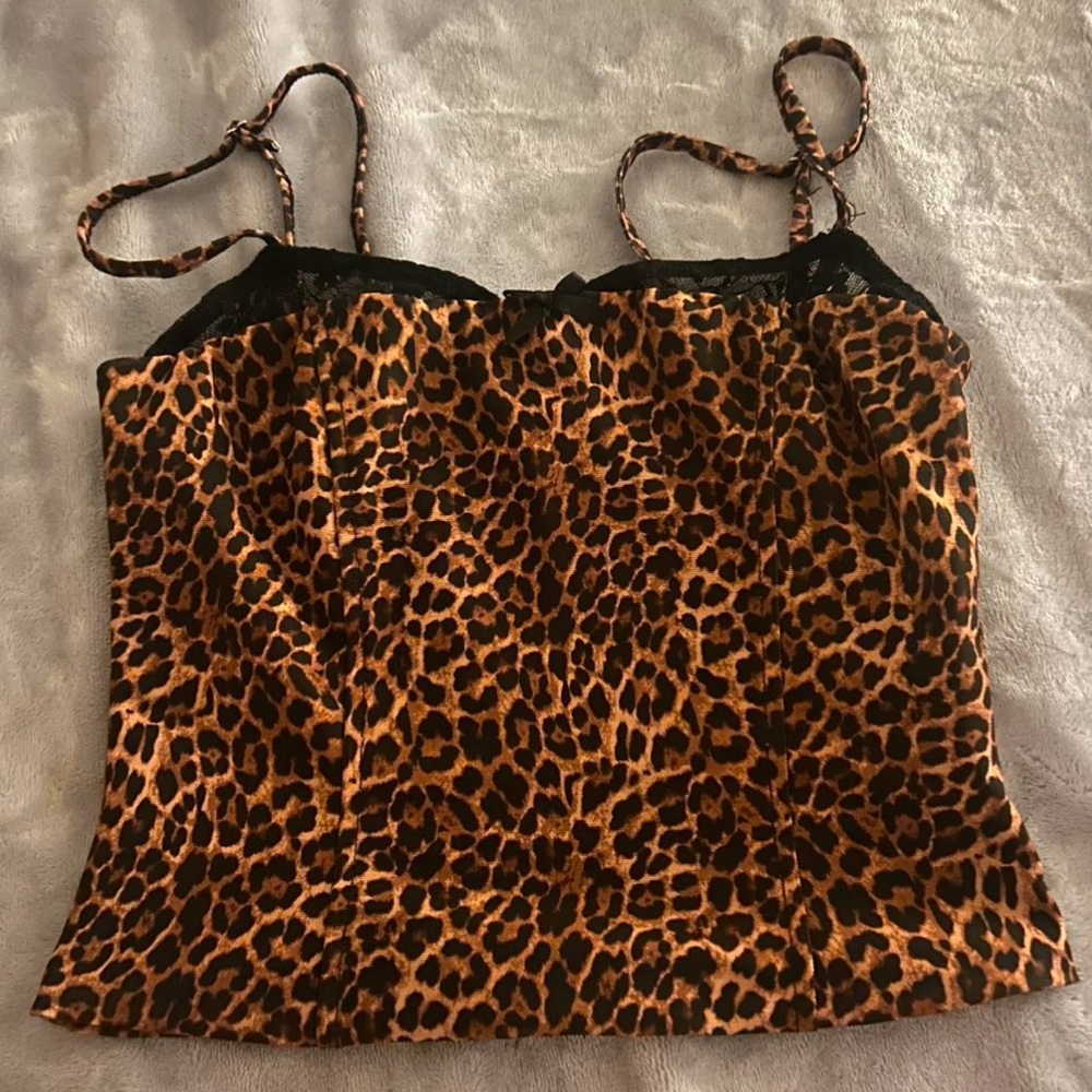 Edikted Leopard Print Cami Top